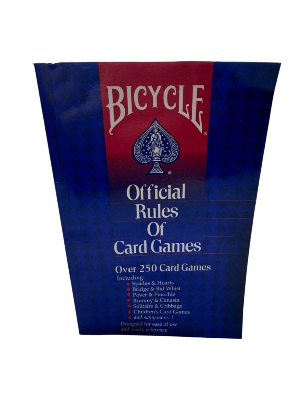 Bicycle Official Rules Of Card Games 90th Edition 2002 Paperback book READ